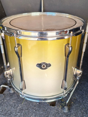 Tama Superstar HyperDrive Floor Tom 14"x12" σαν καινούργιο, Gold Platinum Fade