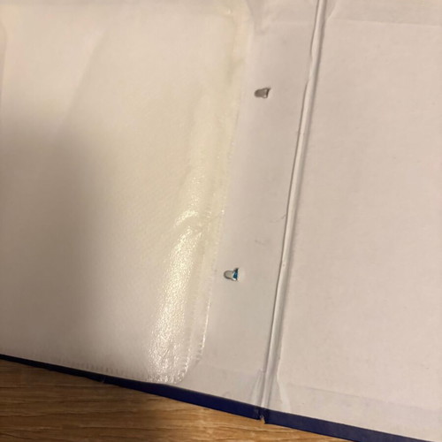 Blue CD & DVD Storage Binder