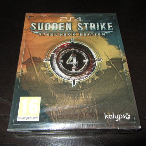 Sudden Strike 4 Steelbook Edition Sony PS4 new sealed