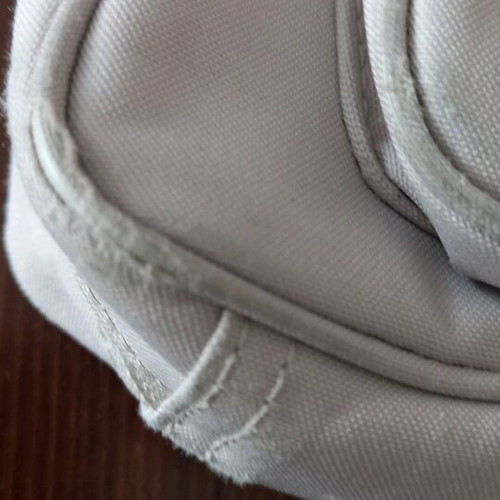 Lacoste crossbody bag used, beige