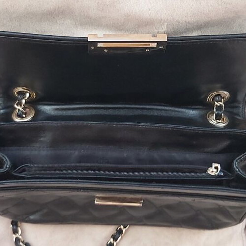 Sisley shoulder bag black PU leather like new