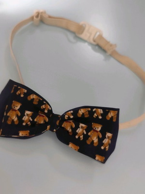 Children's bow tie used, fabric