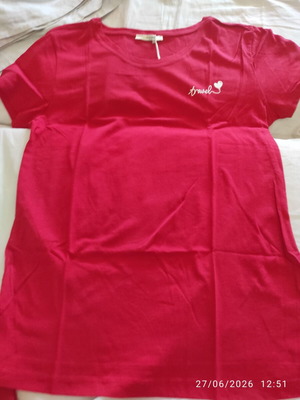 Colin's T-shirt new, red, sizes M and L