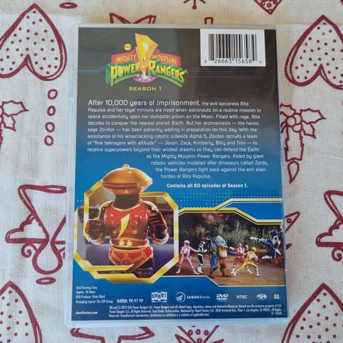 Mighty Morphin Power Rangers Complete Series 18-DVD Set like new