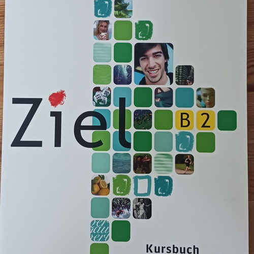 German language book and exercise book used, level B2, with CD