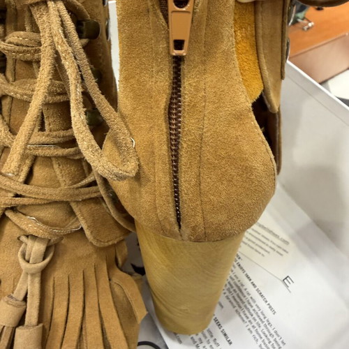 Jeffrey Campbell suede platform sandals new, brown, size 39