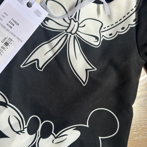Monnalisa Minnie Mickey dress, size 7y, with tags