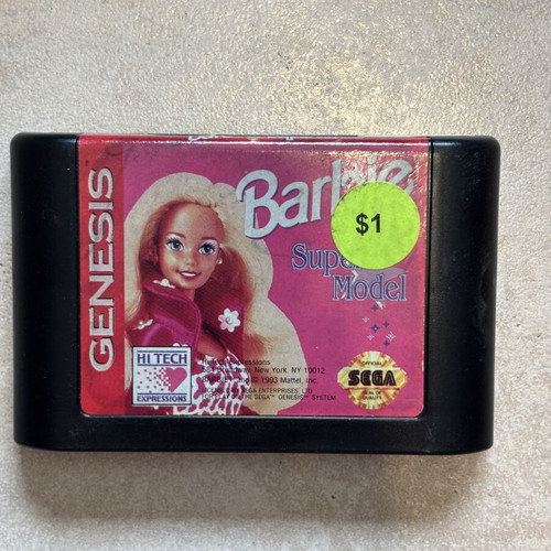 Barbie Super Model Sega Genesis game