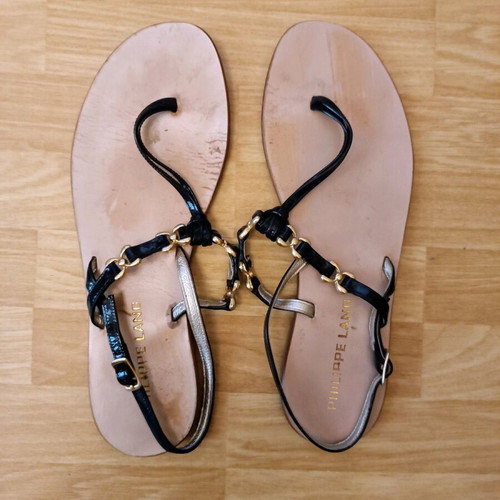 Black sandals like new, size 41