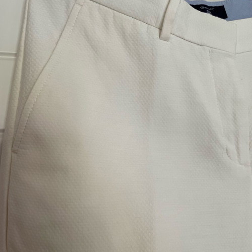 Gant pants like new, modern cut, white, size M