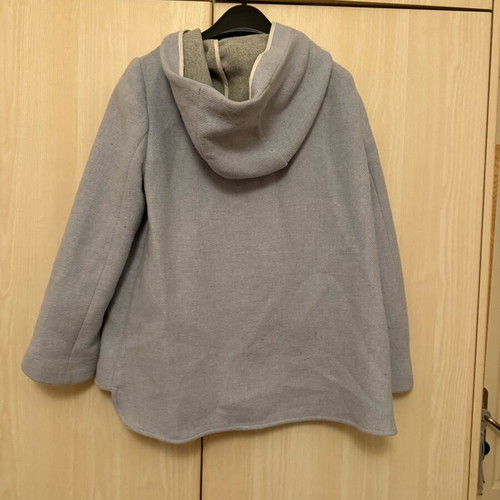 Zara short coat light blue like new