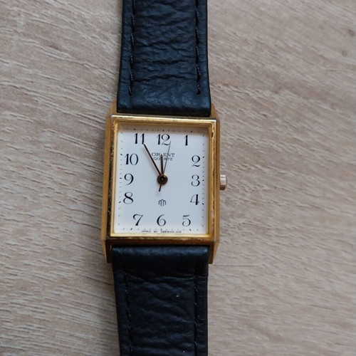 Vintage Orient Quartz Rectangular Watch (unisex)