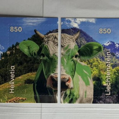 Crypto Stamp CHLI 2025 Green Edition Switzerland & Liechtenstein like new