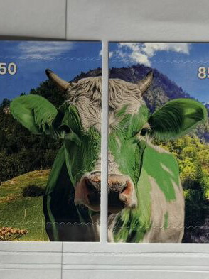 Crypto Stamp CHLI 2025 Green Edition Ελβετία και Λιχτενστάιν σαν καινούργιο