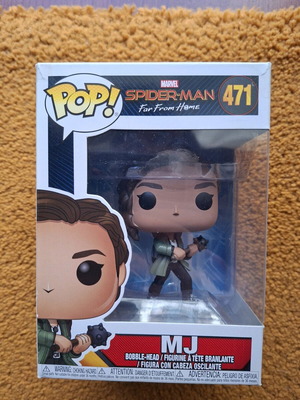 Funko Pop Spider-Man Far From Home MJ Zendaya used with damaged box