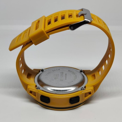 Synoke digital sports watch with yellow strap new