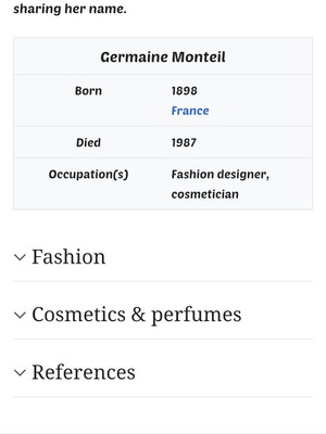 vintage ρουζ Germain monteille