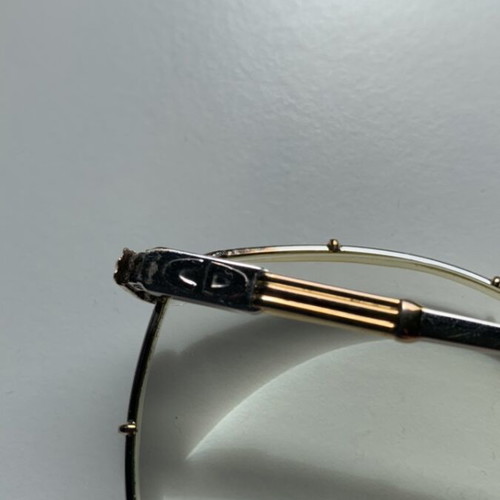 Christian Dior presbyopia glasses used, lenses can be changed