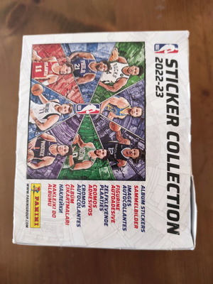 Panini NBA 2022-23 κουτί συλλογής αυτοκόλλητων, κλειστή, 50 φακελάκια