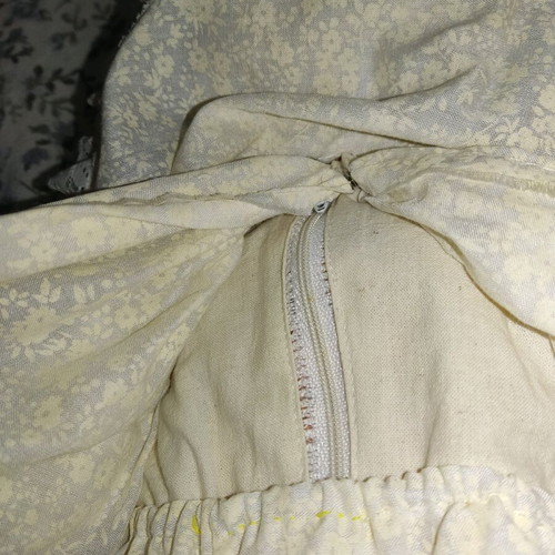 Vintage doll 48cm used with mechanism on back