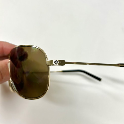 Spy Wilshire Sunglasses like new, metallic gold aviator style