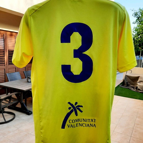 Villareal Matchworn Shirt Size Large