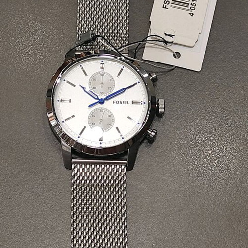 Fossil men's watch new stainless steel with Milanese bracelet