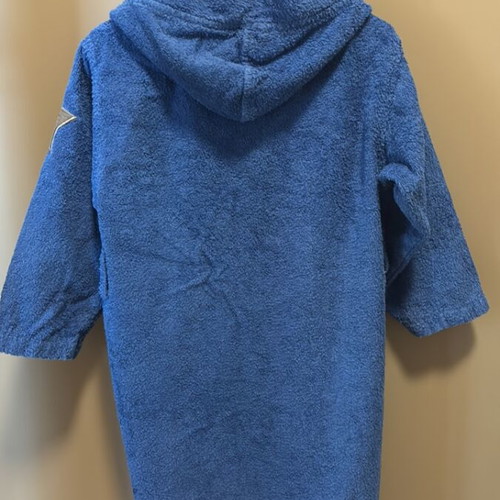 Nef Nef children's bathrobe size 8 like new, blue