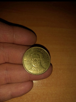 50 Drachmae 1998 Dionysios Solomos collectible coin like new