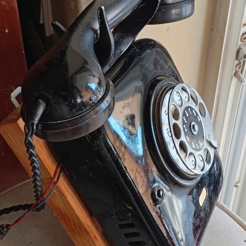 Siemens W28 Classic Rotary Wall Telephone new, bakelite
