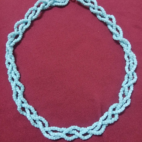 Women's necklace light blue like new