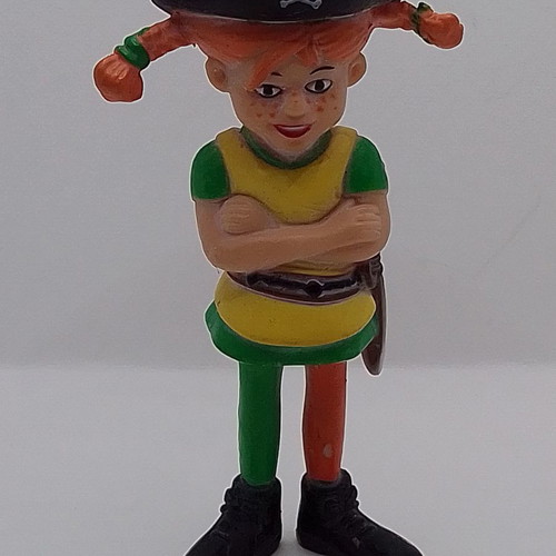 Vintage collectible figure Pippi the Freckled Pirate used