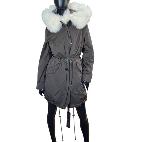 Patago Parka with White Real Fox Fur, New, Size XL
