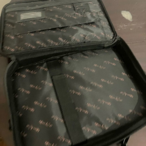Laptop bag used, black