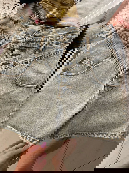 salt and pepper jeans shorts 25