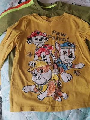 Μπλούζες αγοριών Zara και Nickelodeon με μακρύ μανίκι, σετ 3