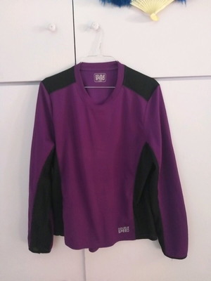 Sports shirt like new, purple, size M-L