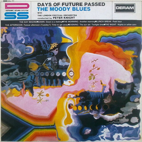 Days of Future Passed vinyl record used, rock
