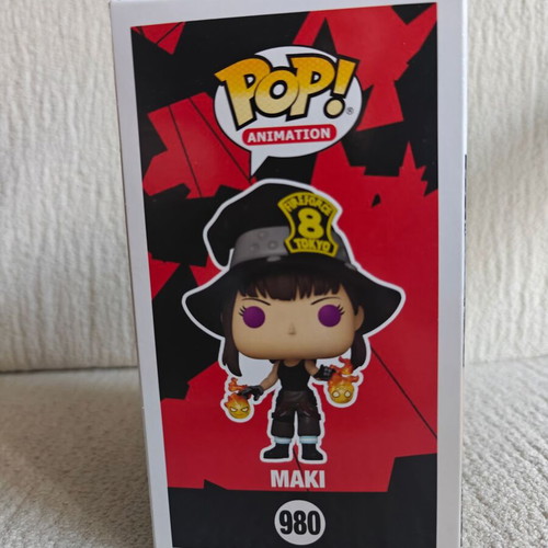 Funko Pop Fire Force Maki 980 with Protector new