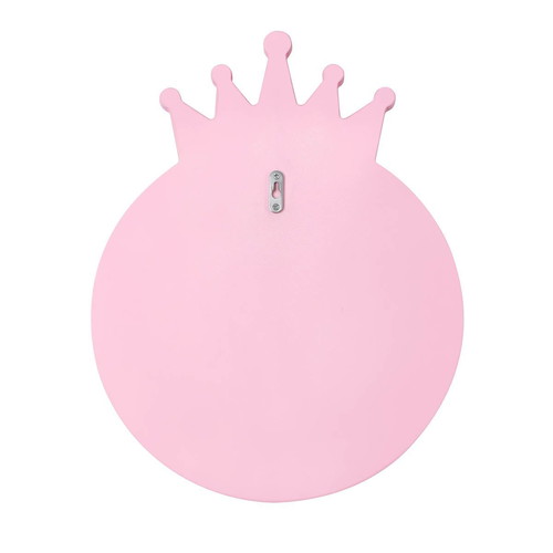 Wall Mirror Crown Pink new with Wooden Frame