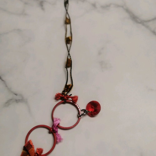 Necklaces with butterfly and fairy motifs like new, set of 2