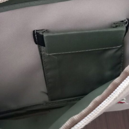 Lacoste crossbody bag used, beige