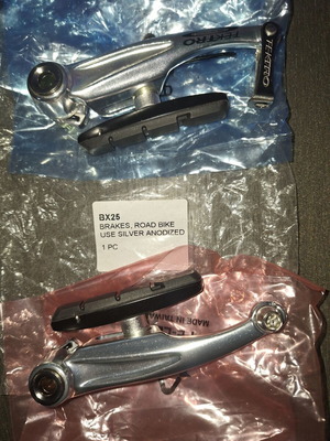 Tektro BX25 V-Brake set new, chrome