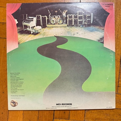 Lynyrd Skynyrd One More From The Road double vinyl LP used, rock