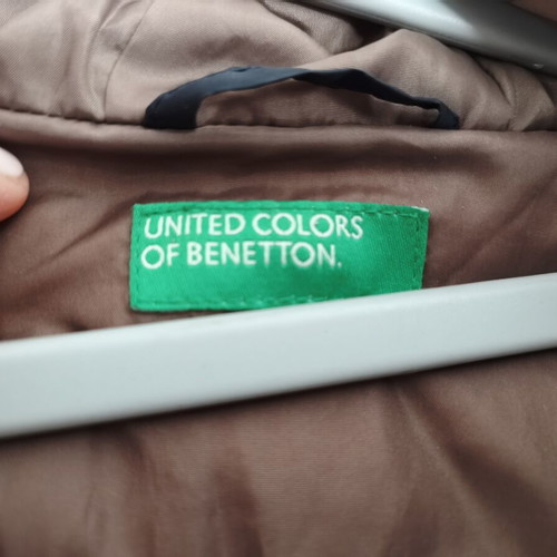 Benetton children's jacket like new, size 2 years, black