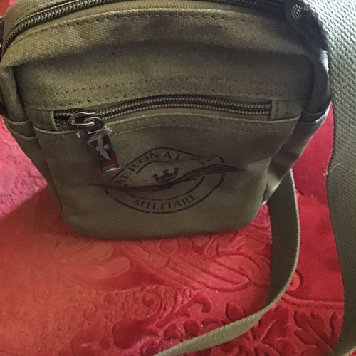 Aeronautica Militare shoulder bag new, green, 20x15cm