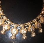 Statement gold necklace new