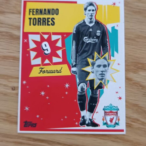 Fernando Torres Topps Liverpool Team Set new