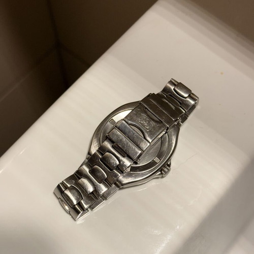 Omega Seamaster Pre Bond wristwatch used, silver, serviced