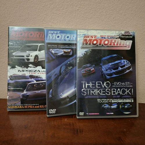 3 Best Motoring collectible car DVDs like new